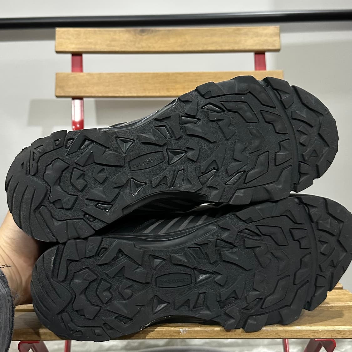 285) 몽벨 트레킹화 남성 남자 고프코어 다이얼 블랙 레더 상품이미지6