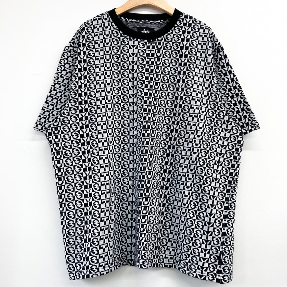 스투시 20SS 체크 크루 티셔츠 상품이미지4