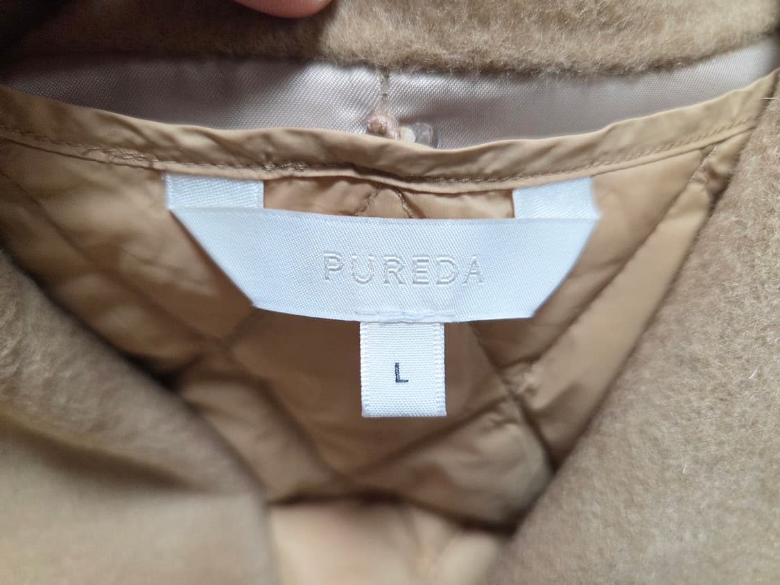 퓨어다(PUREDA) 구스내피 핸드메이드 울코트 프리사이즈 상품이미지9