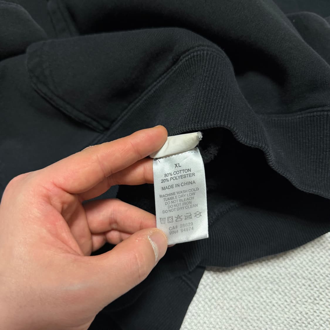 스투시 오사카 블랙 후드티 상품이미지5