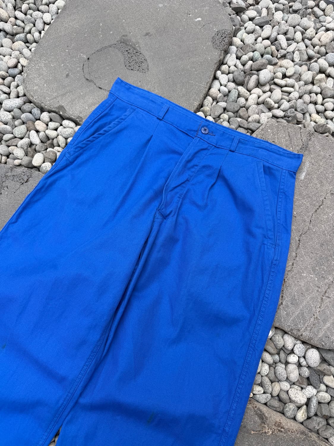 1970s VINTAGE WASHED WIDE 프렌치워크 와이드팬츠 상품이미지6