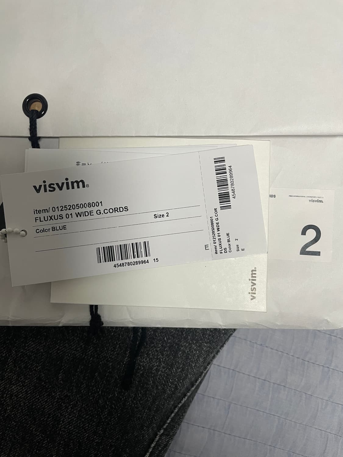 비즈빔 25aw fluxus 01 wide 블루 2 상품이미지3