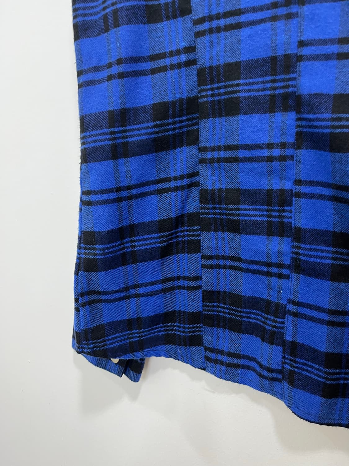 Glad news 락펑크 테슬 스터드 체크 셔츠 상품이미지8