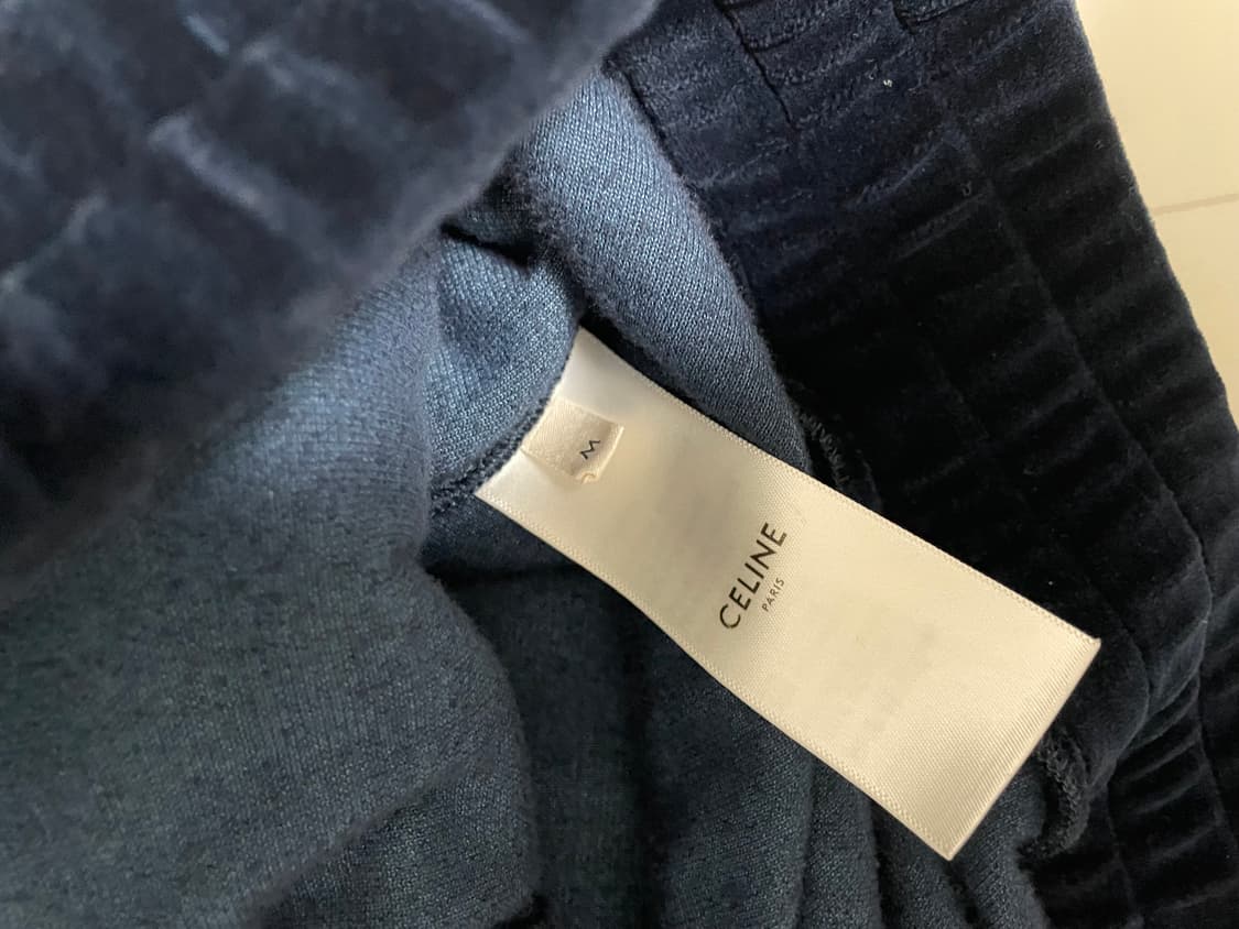 셀린느 벨벳 트리오페 트랙 자켓 M 상품이미지4