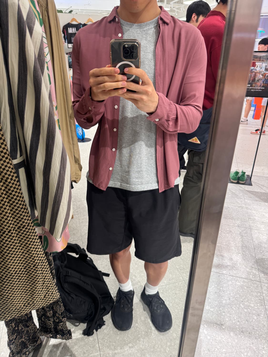 빈티지 레귤러핏 히든버튼 셔츠 상품이미지7