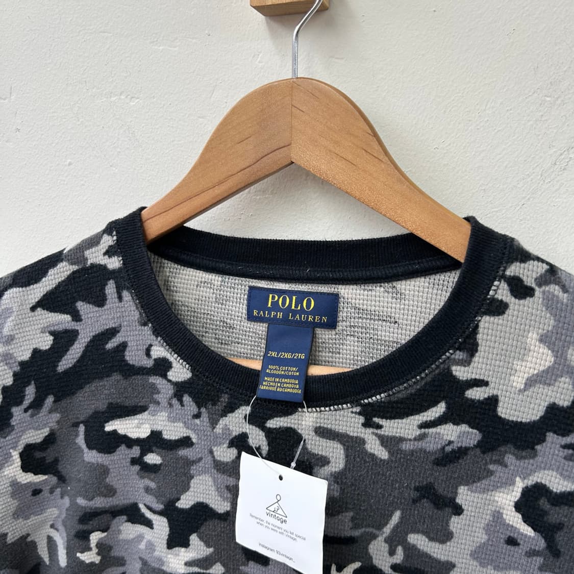 16366 - 폴로 랄프로렌 카모 와플 티셔츠 상품이미지3