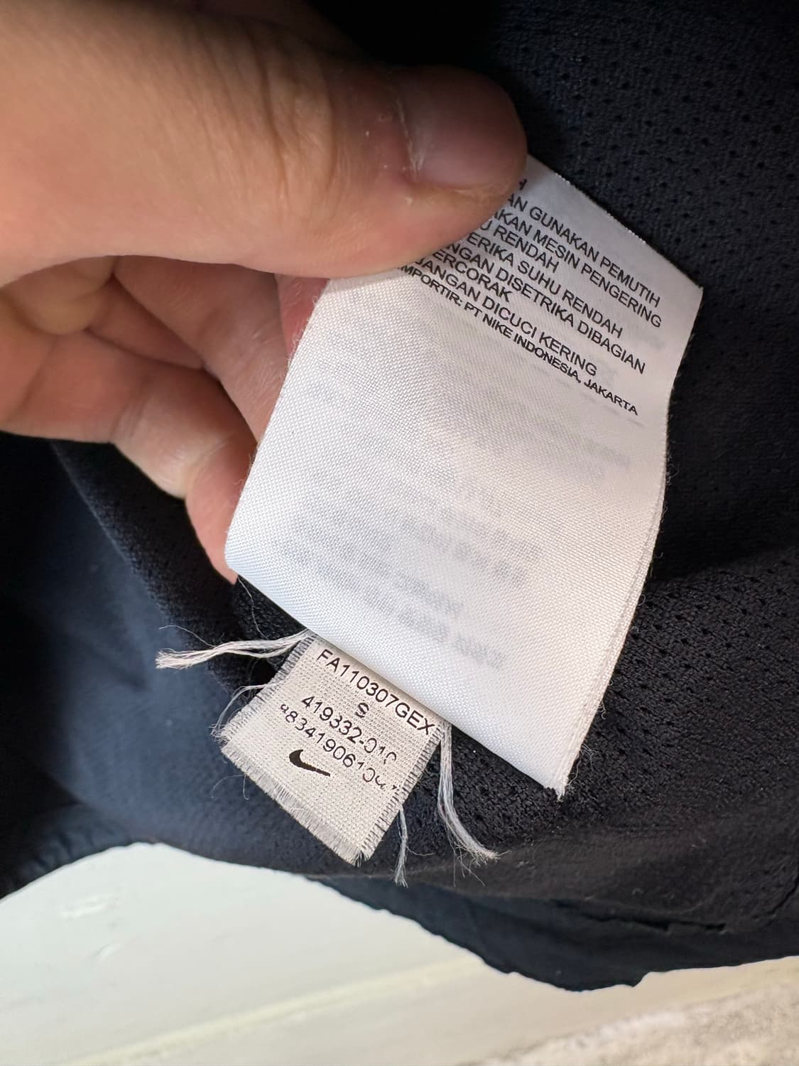 나이키 스톰핏 스우시 바람막이 블랙 상품이미지9