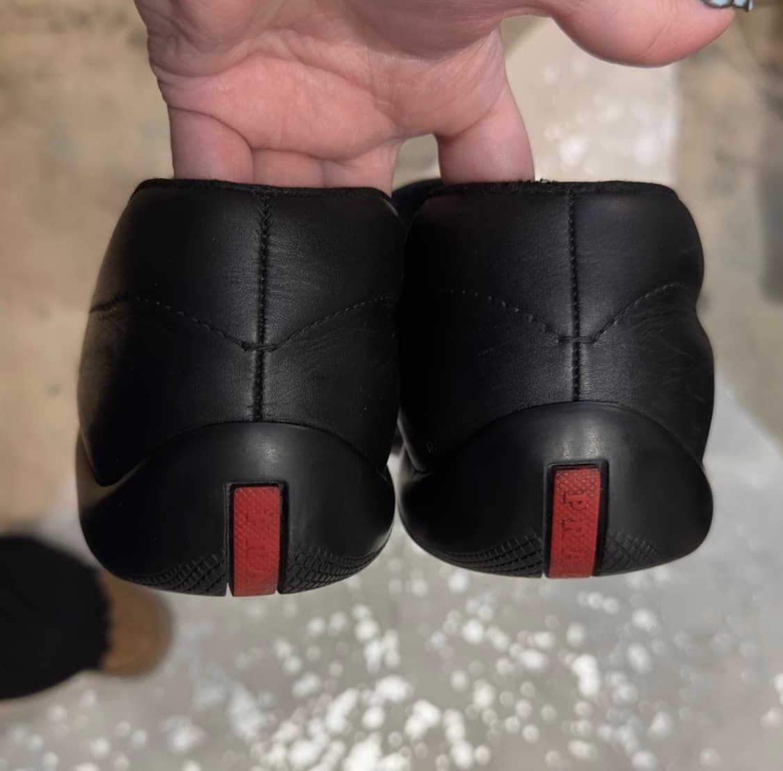 00s 블랙 프라다 스포츠 로퍼 상품이미지5