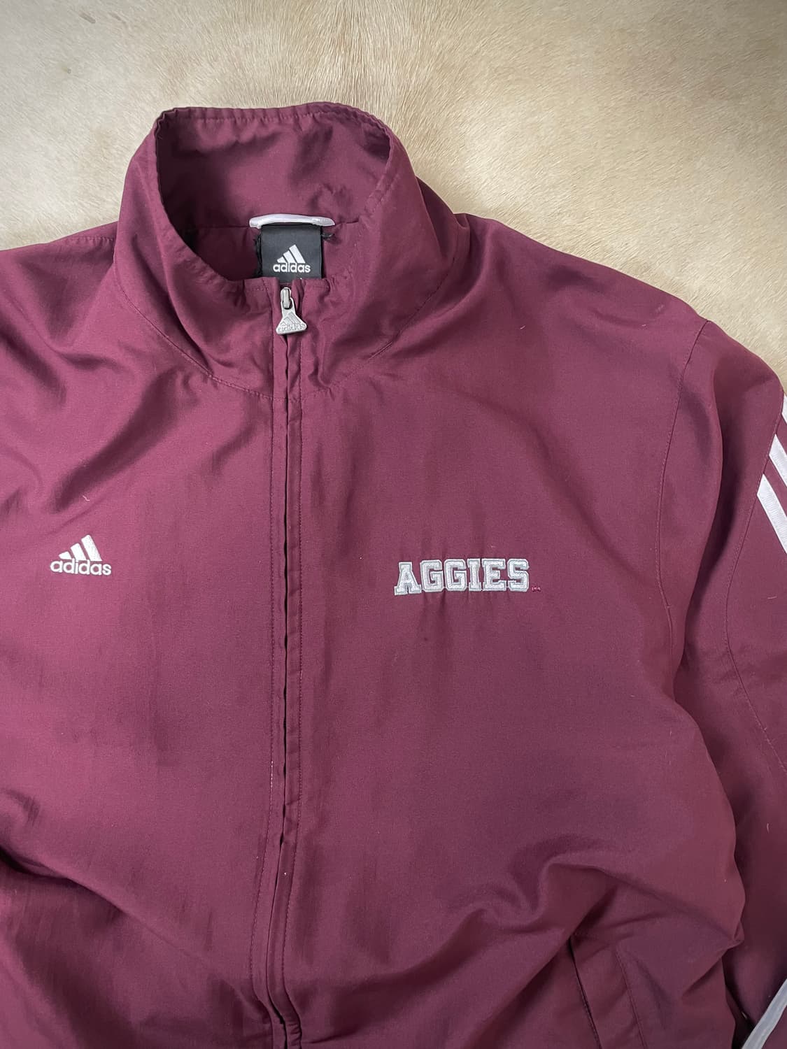 아디다스 버건디 바람막이집업 상품이미지2