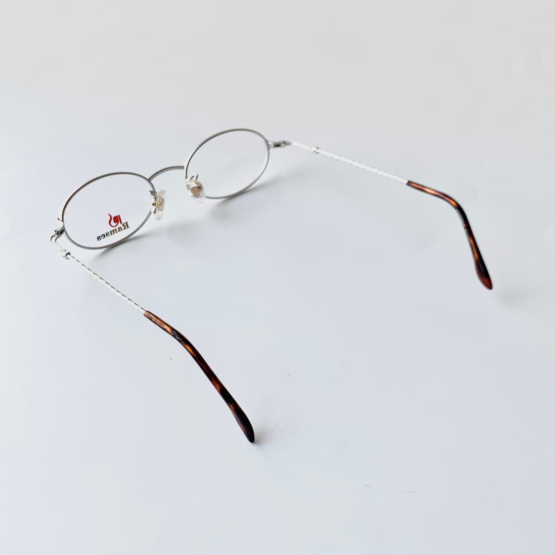 739 데드스탁 실버 라운드 꼬임 호피팁 유니크 빈티지안경 상품이미지6