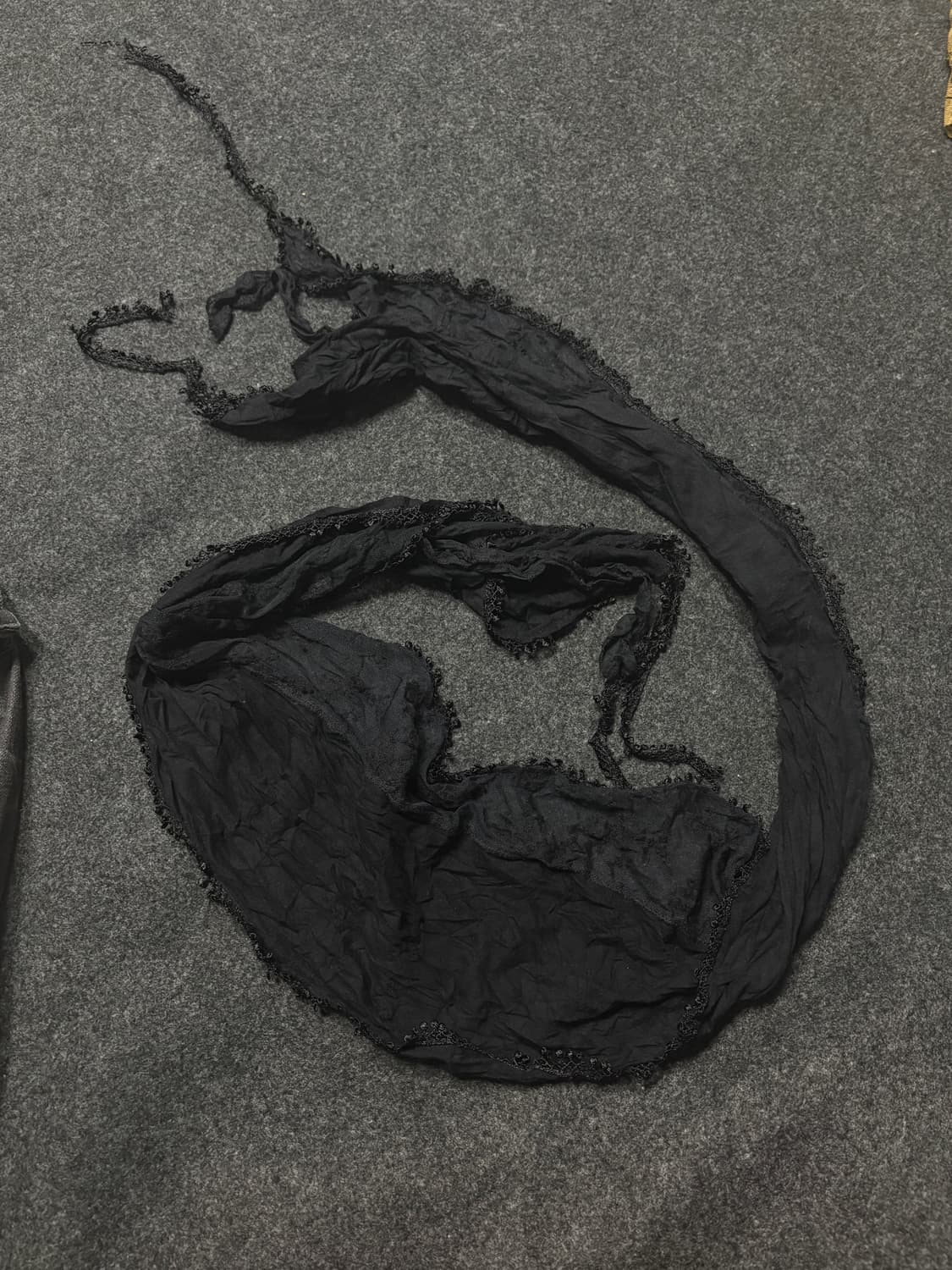 Vintage y2k punk fishnet muffler scarf 상품이미지3