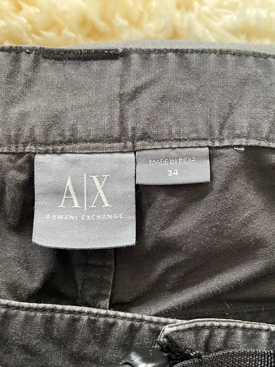 아르마니 익스체인지 블랙 카고 반바지 상품이미지2