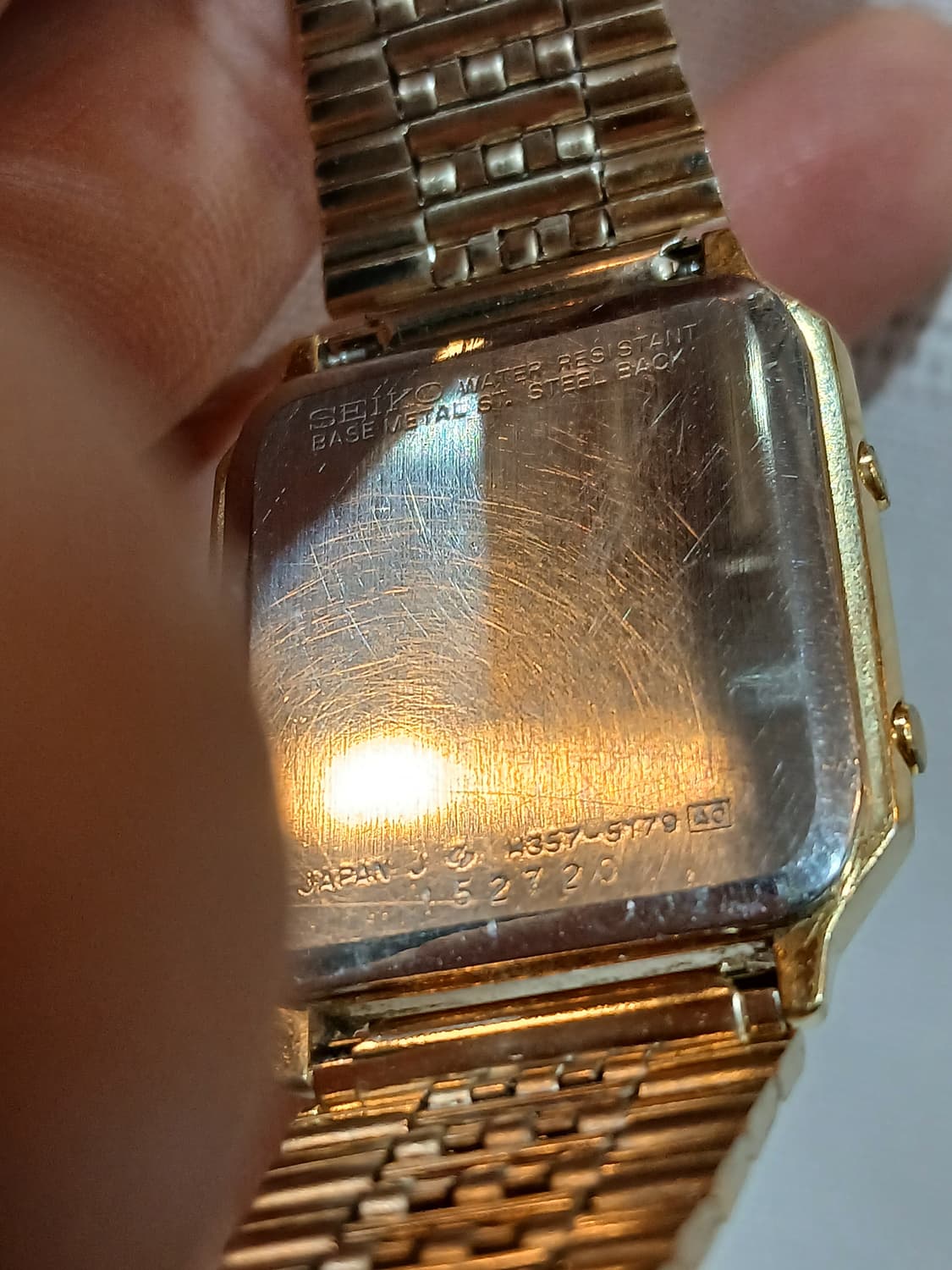 80s 빈티지 세이코 아나디지 쿼츠 시계 상품이미지3