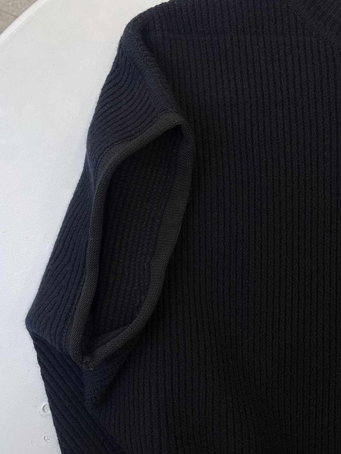 릭오웬스 17SS 캐시미어 리브드 니트 베스트 상품이미지5