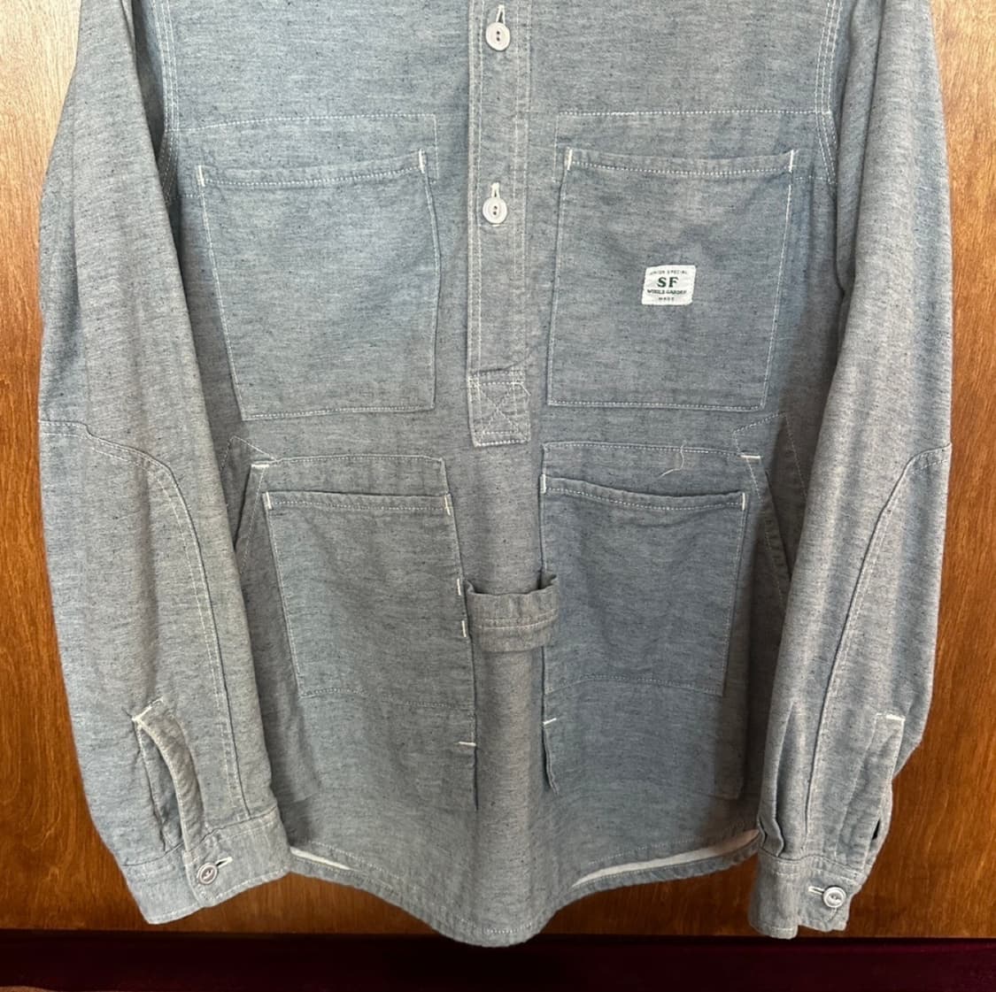 사사프라스 아노락 워크자켓 데님 S 상품이미지7