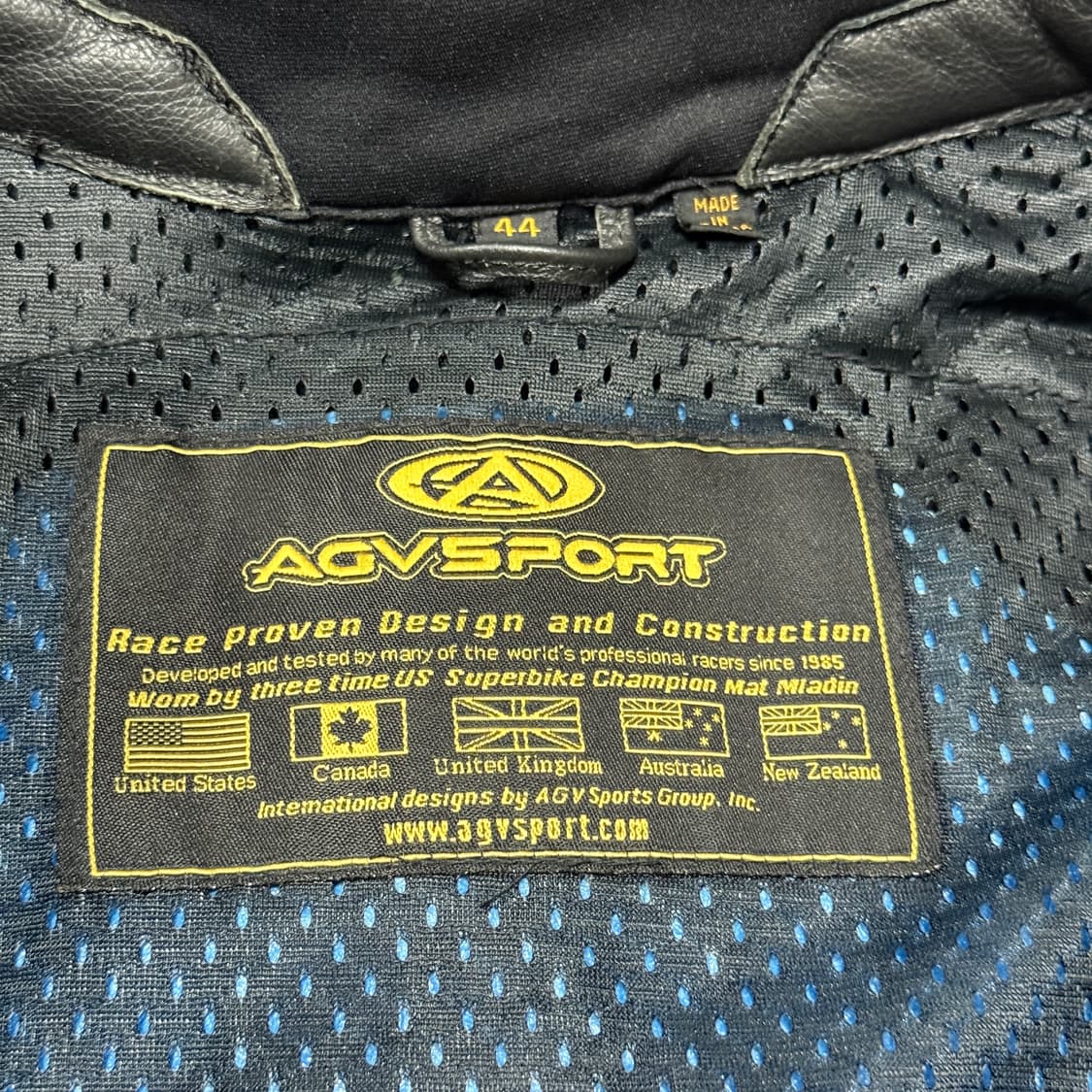 AGV x SUZUKI 소가죽 바이크 자켓 라이딩 기어 상품이미지9