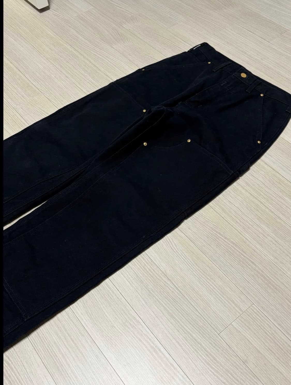 칼하트 b01 더블니 블랙 28x32 상품이미지2