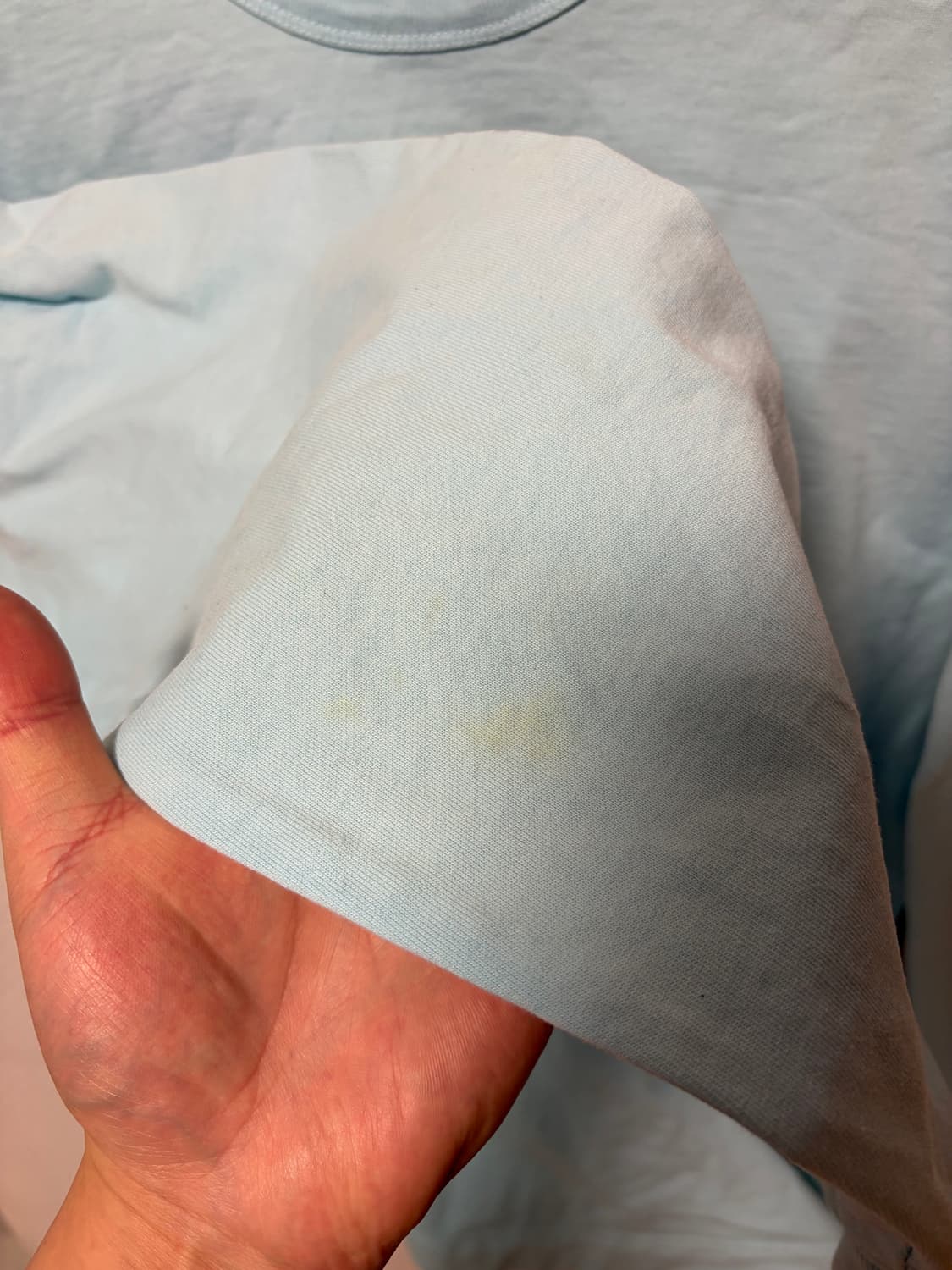 L)스톤아일랜드 긴팔티 하늘색 상품이미지4