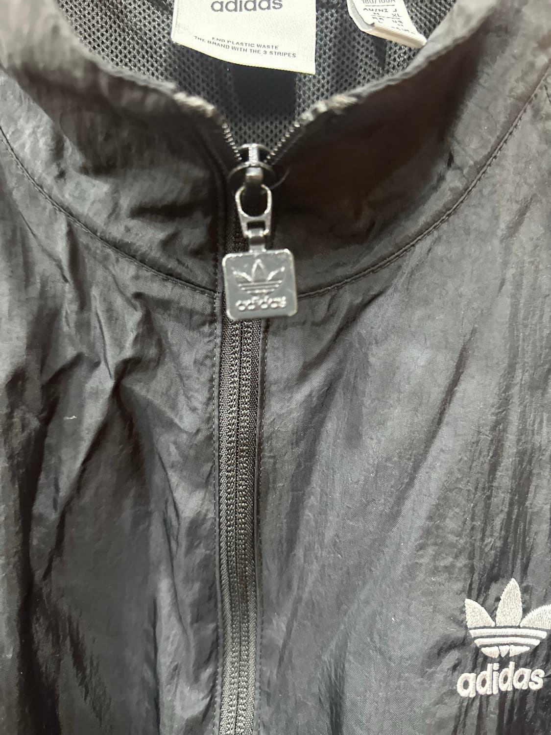 아디다스 블랙 바람막이 트랙 자켓 L 상품이미지4