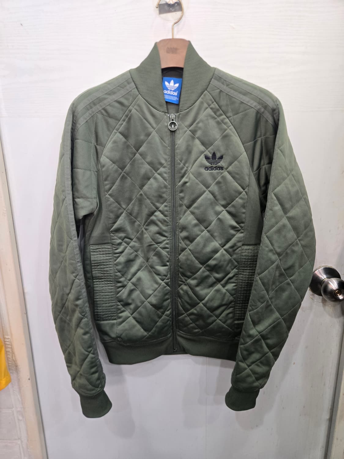 90,S )) adidas 아디다스 누빔 항공점퍼! 깔끔한 디자인~ 상품이미지1