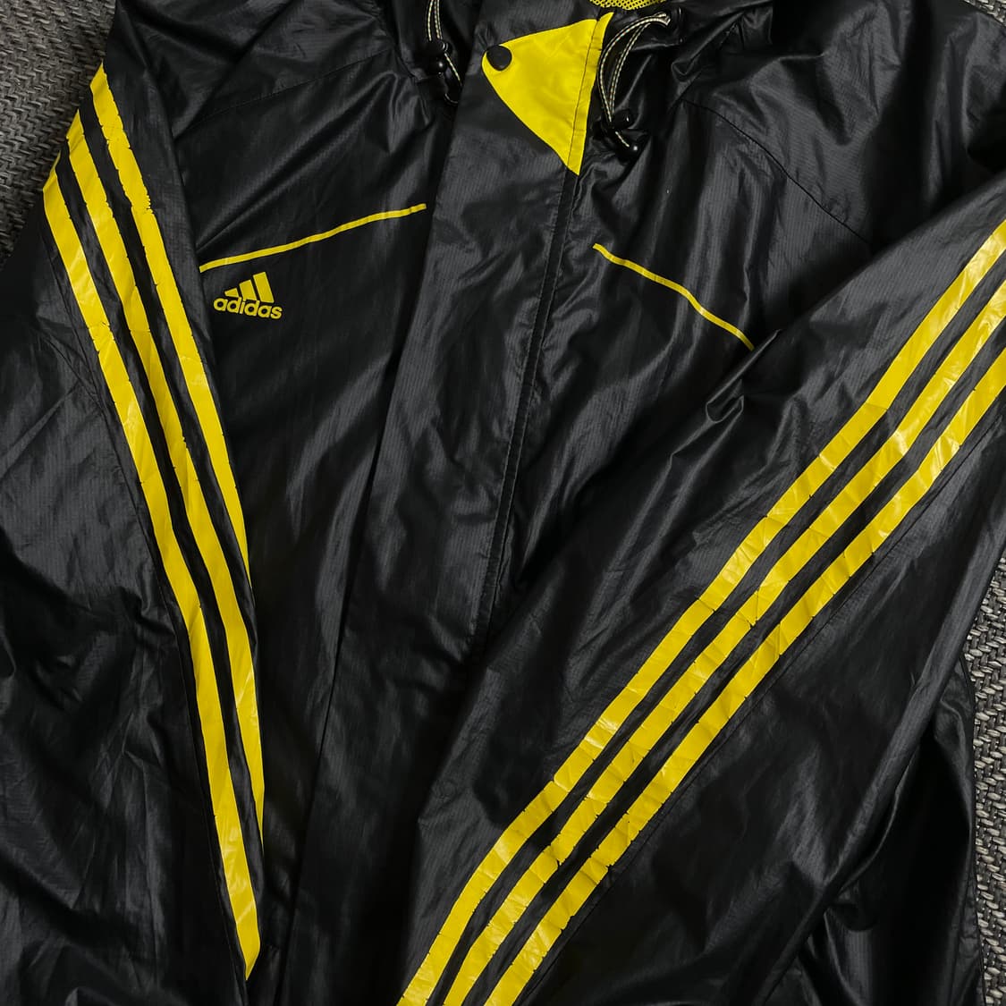 아디다스 F50 블랙 옐로우 우븐 바람막이y 4464 상품이미지6