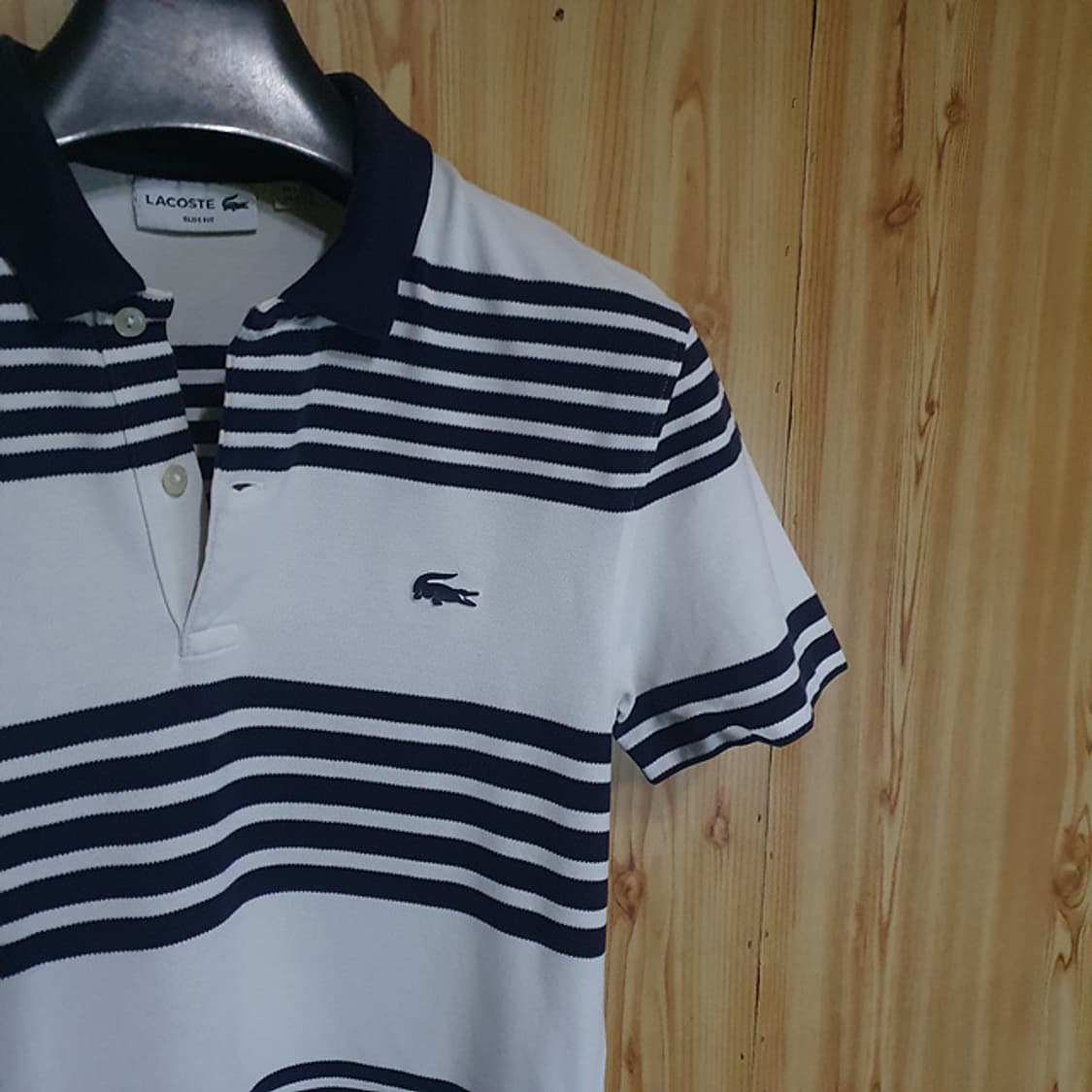 라코스테 슬림핏 반팔 카라티 95 상품이미지2