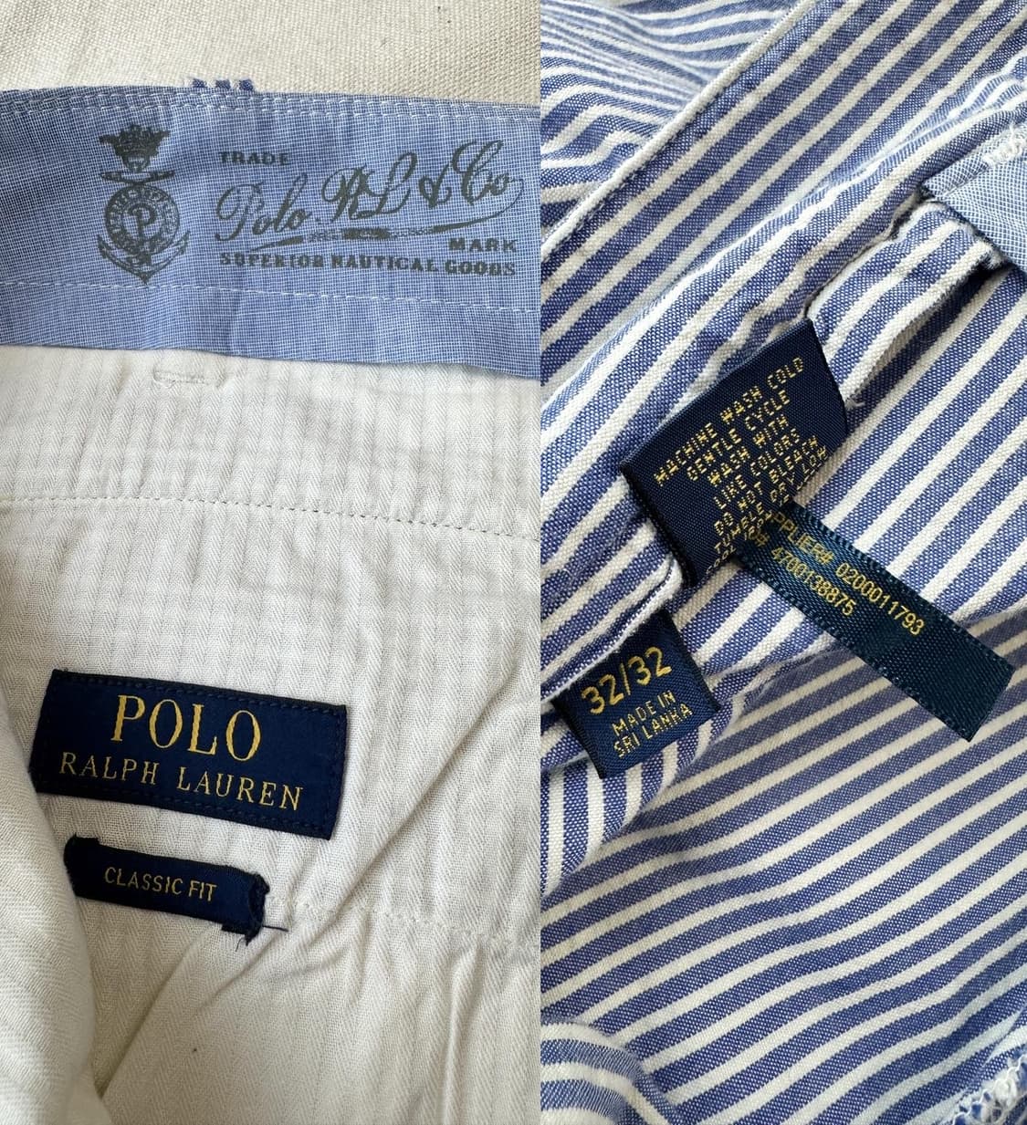 폴로 랄프로렌 노티컬 스트라이프 팬츠 32 상품이미지8