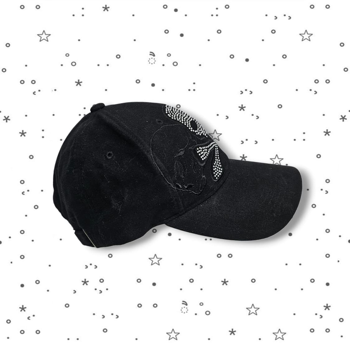  VTG 스와로브스키 스컬 캡 상품이미지3