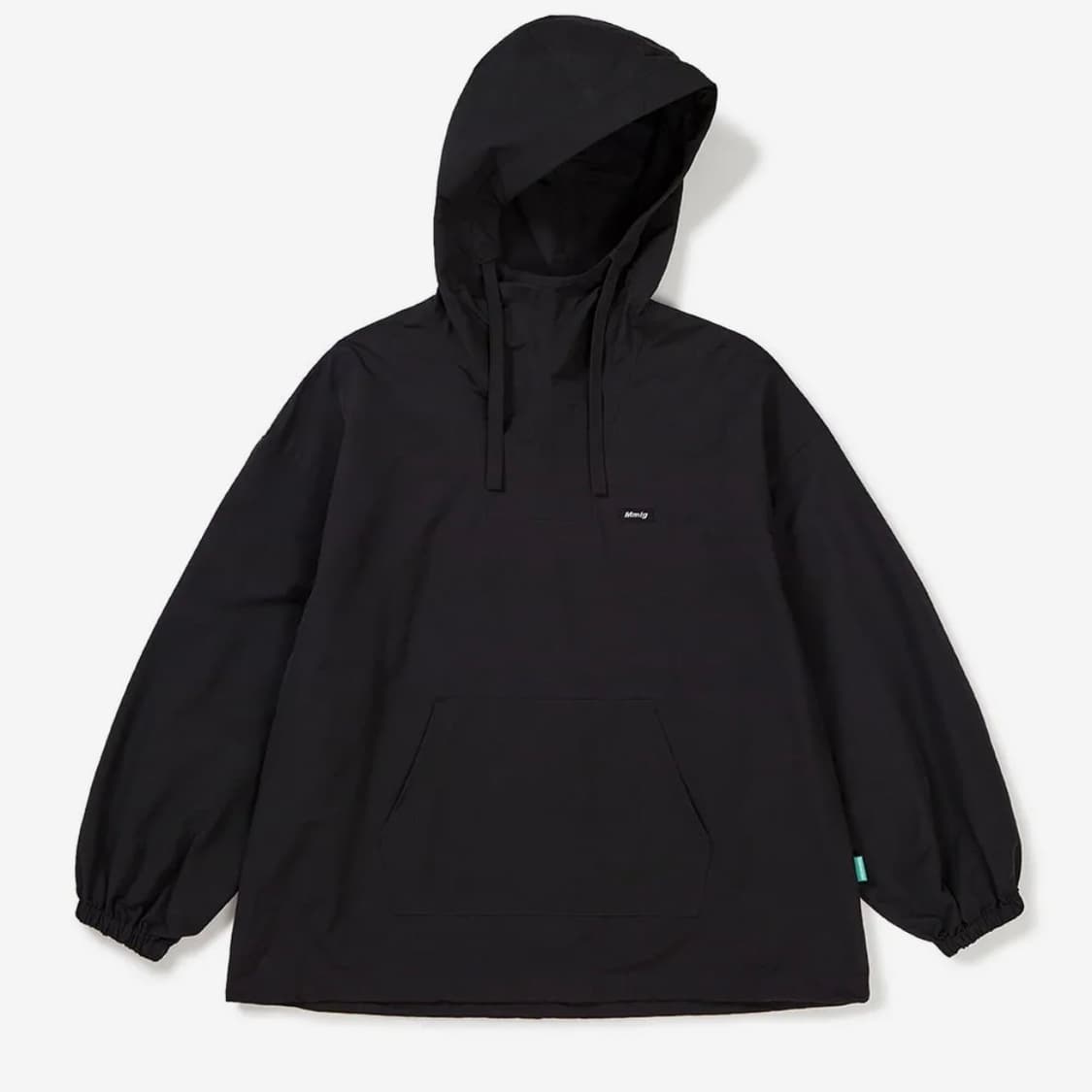 Mmlg엠엠엘지 블랙 후드 아노락 점퍼 상품이미지3