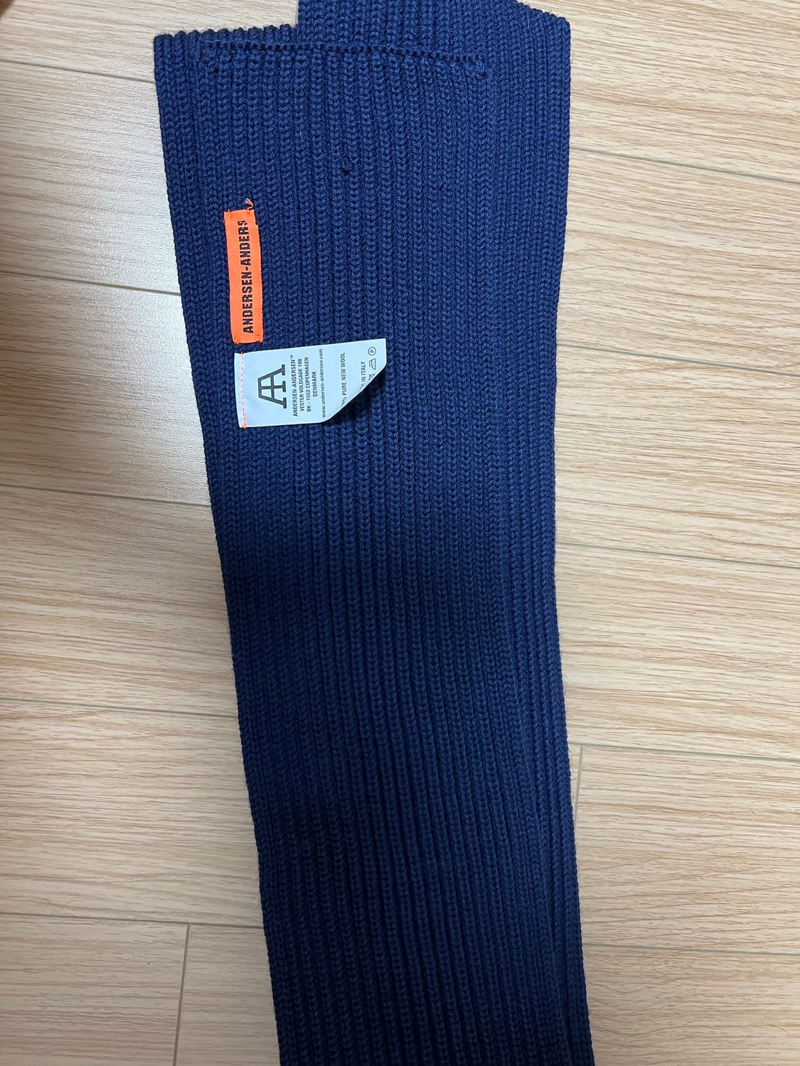 안데르센 안데르센 네이비 머플러 상품이미지2