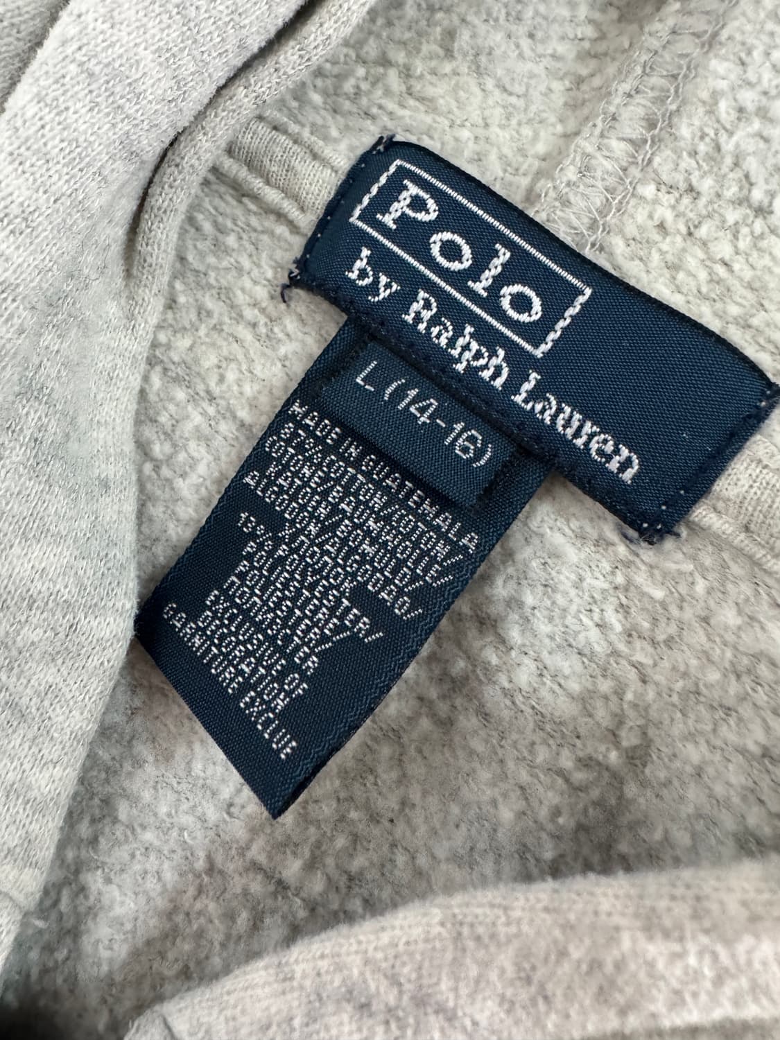 여성 폴로 랄프로렌 키즈 빅 포니 오트밀 후드집업 M 상품이미지3