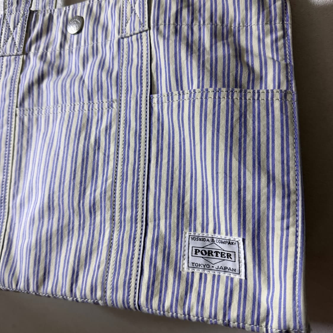 요시다포터 70주년 한정 토트 스카이블루 상품이미지2