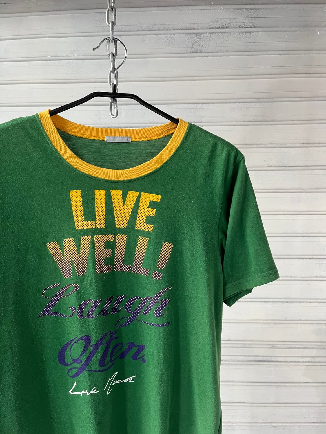 vtg live well ! t-shirt 상품이미지2