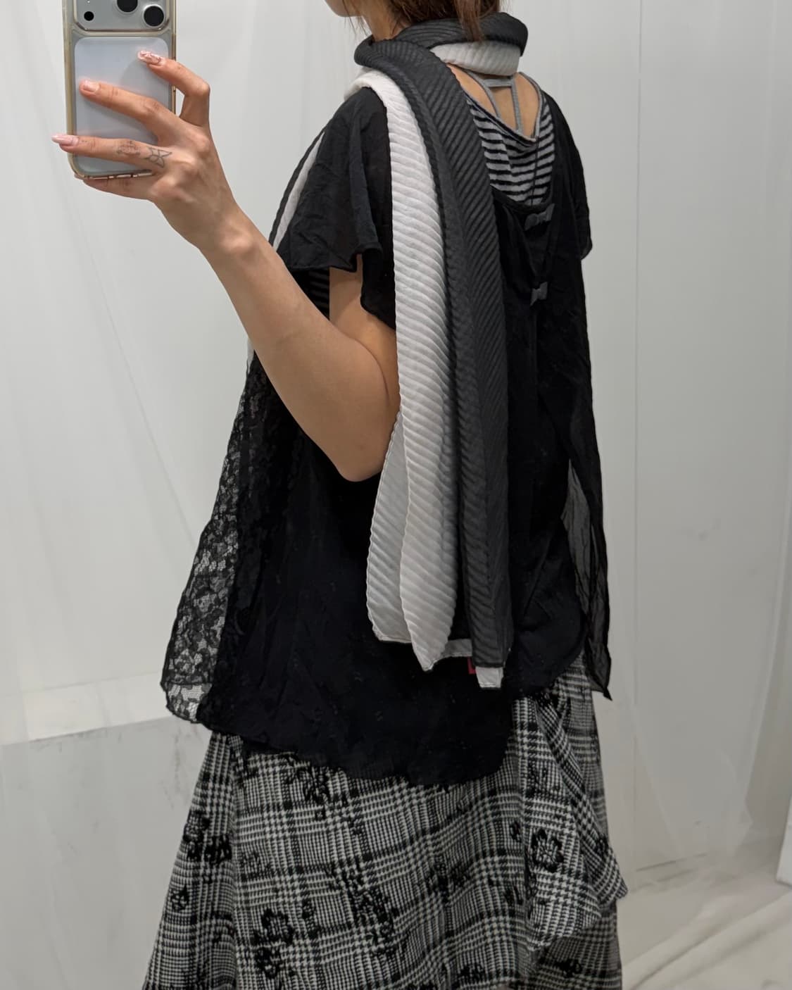 ˚꩜｡엑팜 레이스 블랙 니혼진 ˚꩜｡ 상품이미지5