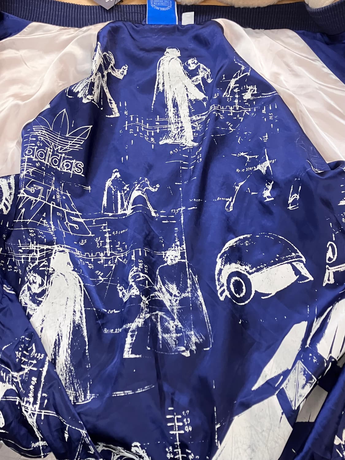 아디다스 스타디움 스타워즈 나일론 자수 자켓 네이비 105 #csz290 상품이미지5