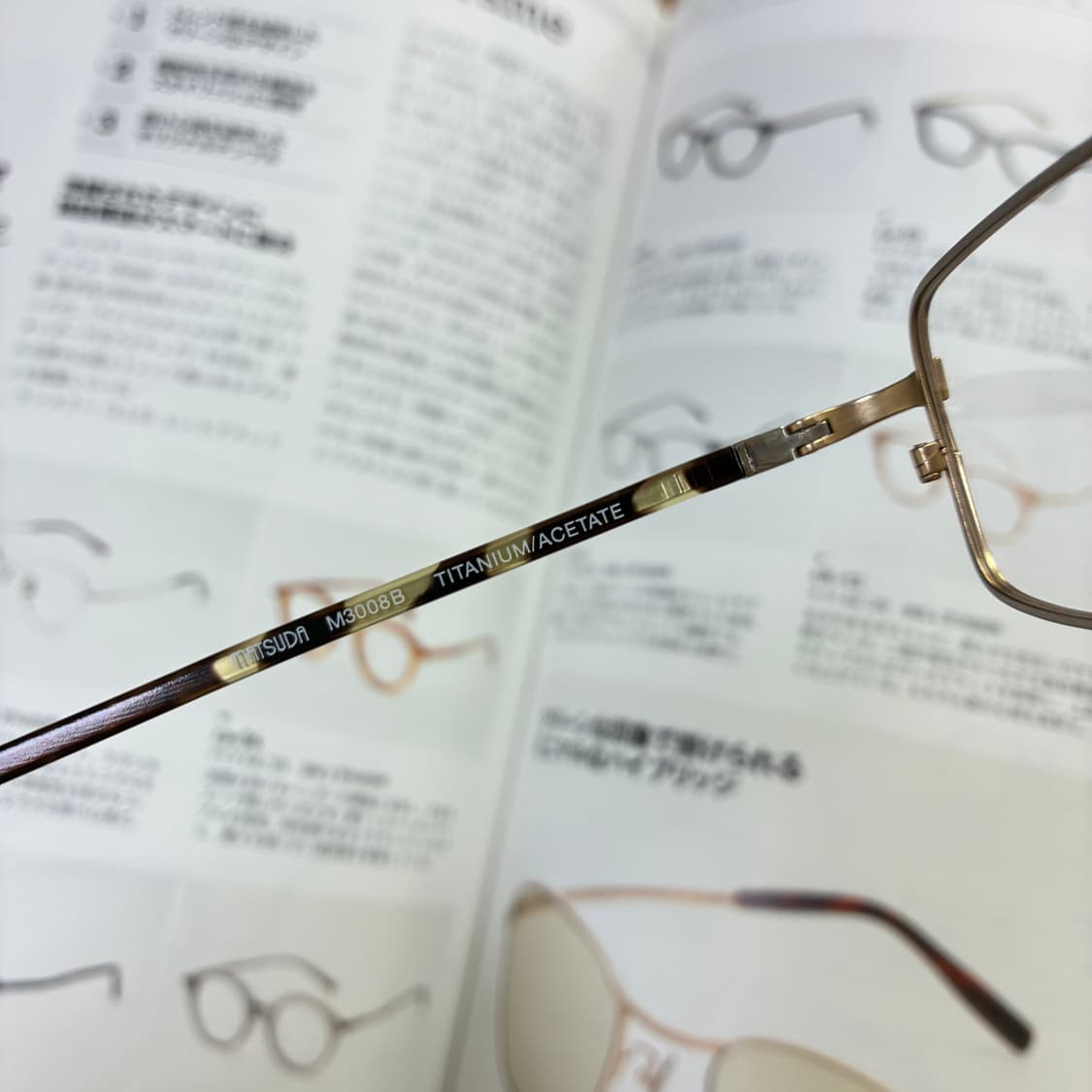 MATSUDA 마츠다 스퀘어 티타늄 엔틱 골드 안경 상품이미지7