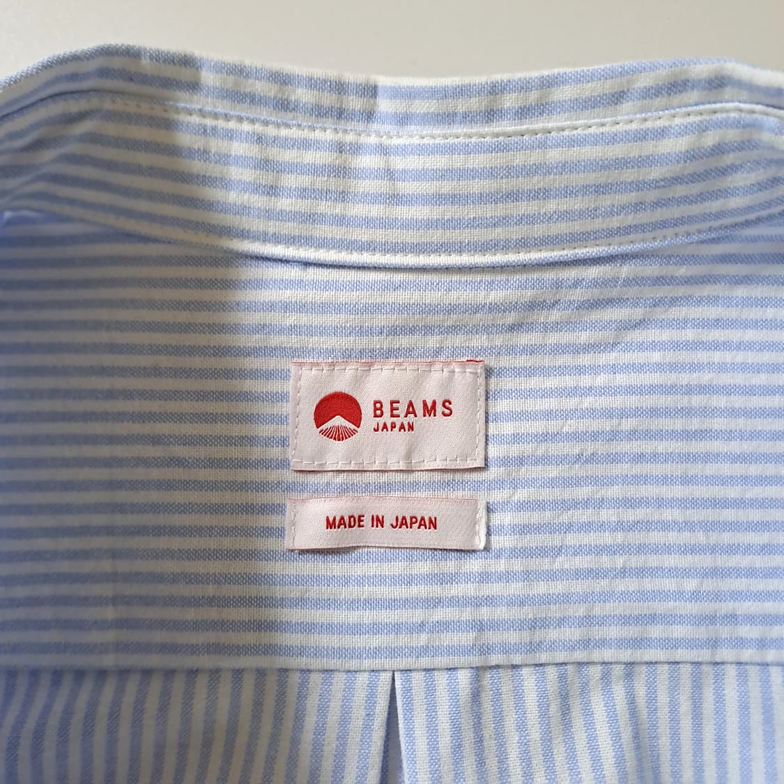 (택포) Beams 빔즈 야부사메 폴로 스트라이프 셔츠 110 B805 상품이미지8