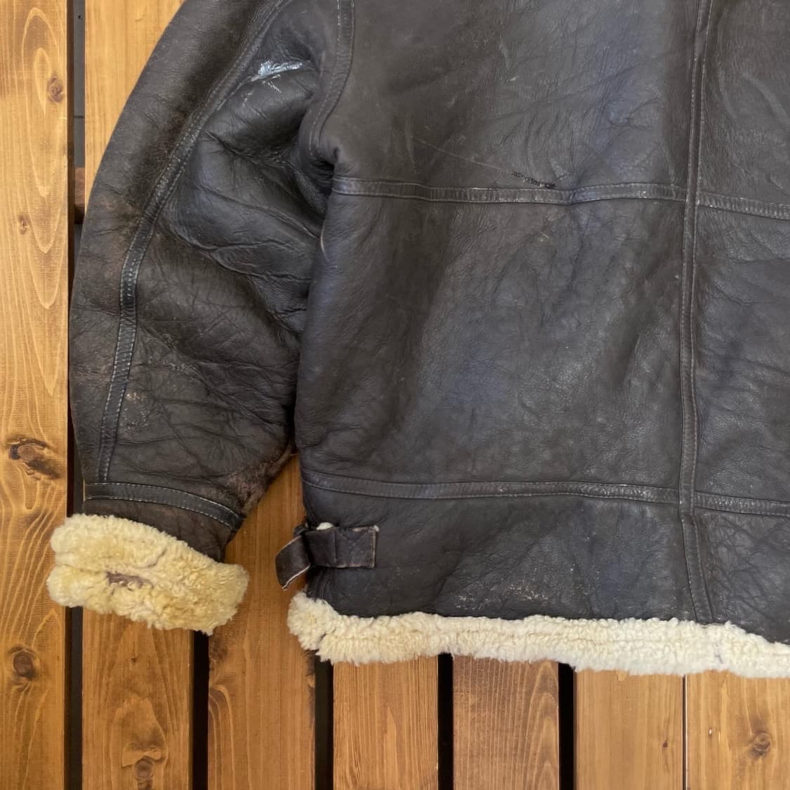 b-3 무스탕자켓 2XL 상품이미지8