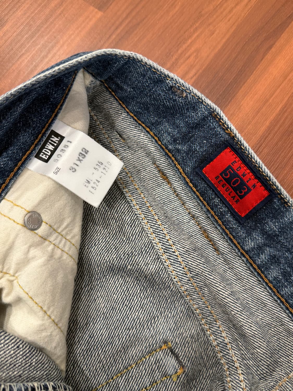 Edwin 에드윈 503 플레어핏 부츠컷 데님 팬츠 (Japan) 상품이미지8