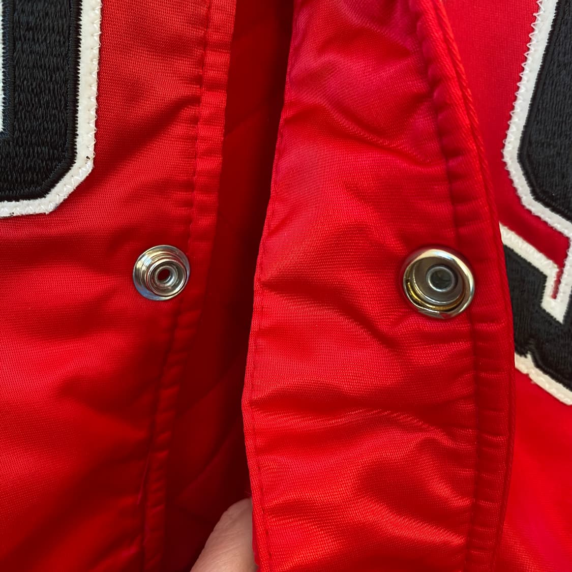 🌊80s 스타터 시카고불스 satin stadium jumper 상품이미지9