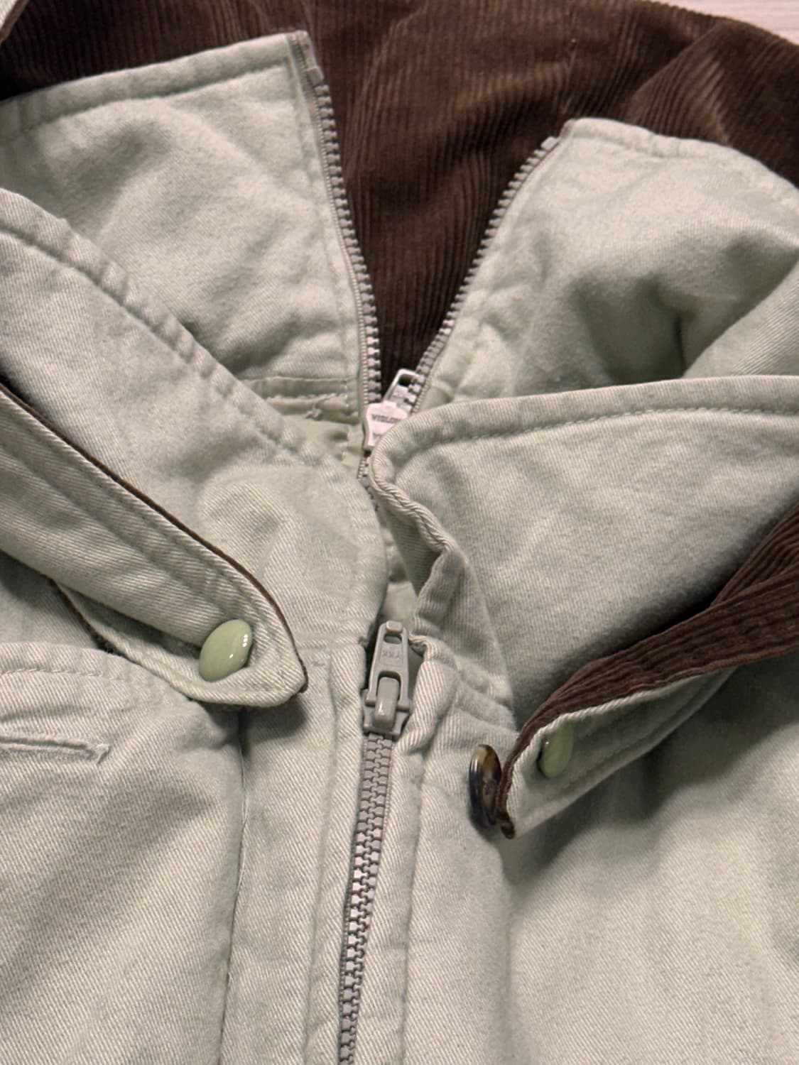 [빈티지]귀여운 모리걸 민트초코 일본 간절기 메론소다 말차맛 아우터 야상 상품이미지7