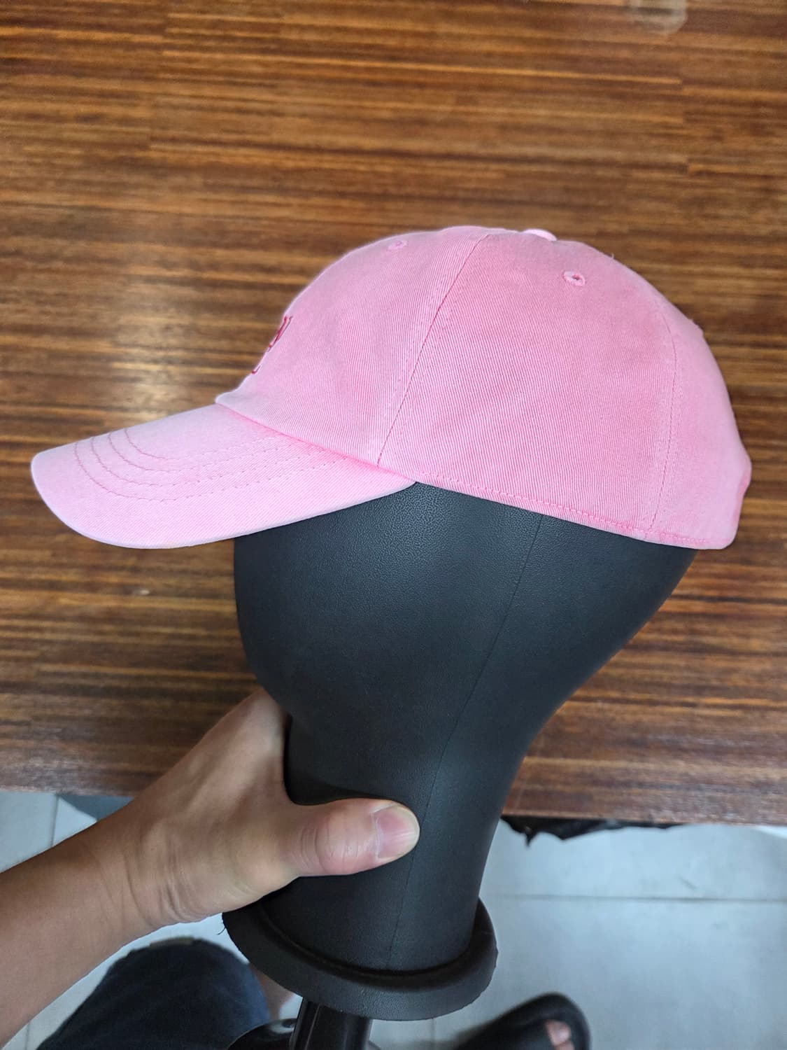 제이키치 빈티지 피그먼트 핑크 볼캡 모자프리 상품이미지2