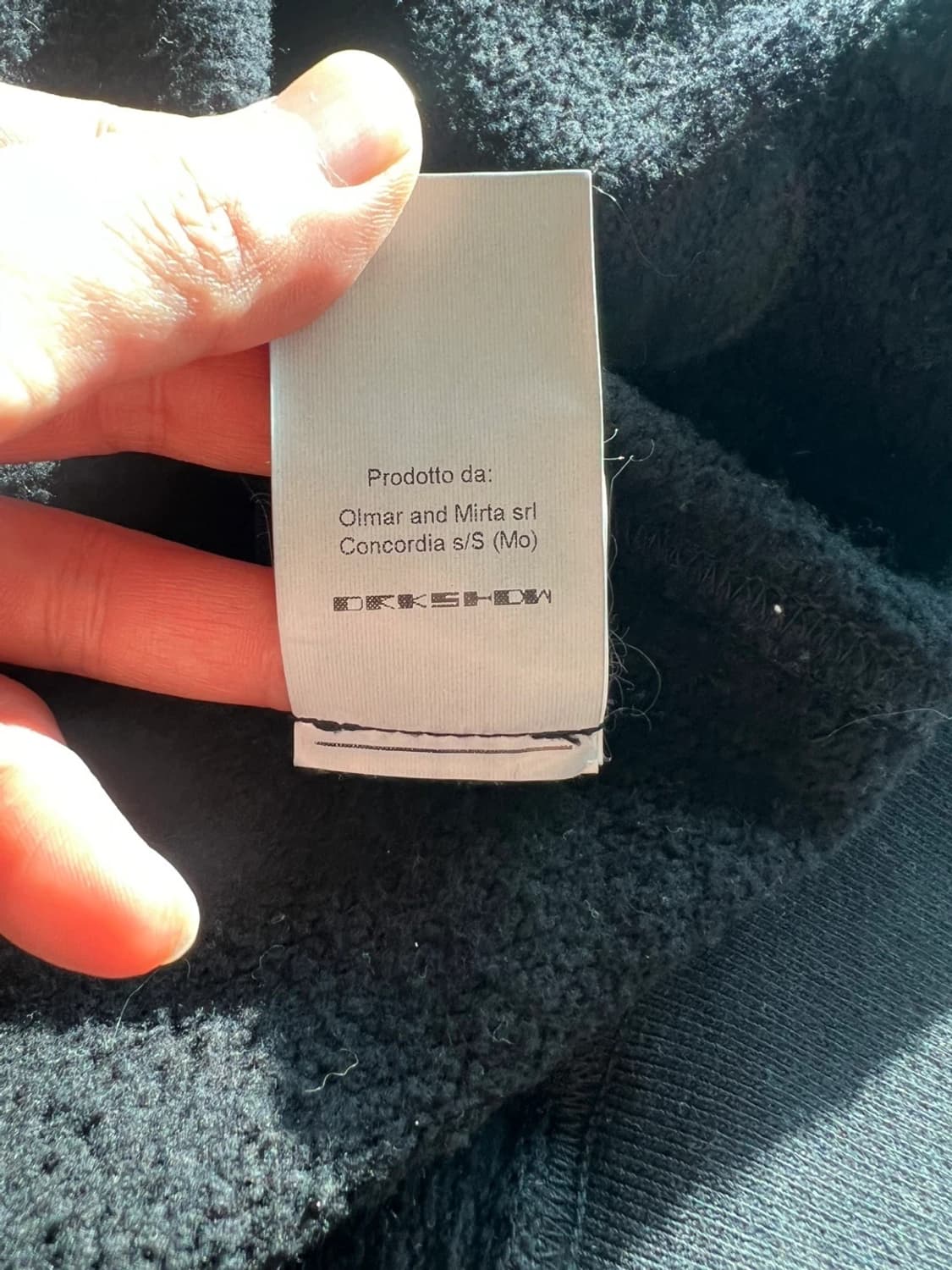 릭오웬스 / 김프 후드집업 블랙 / L 상품이미지6