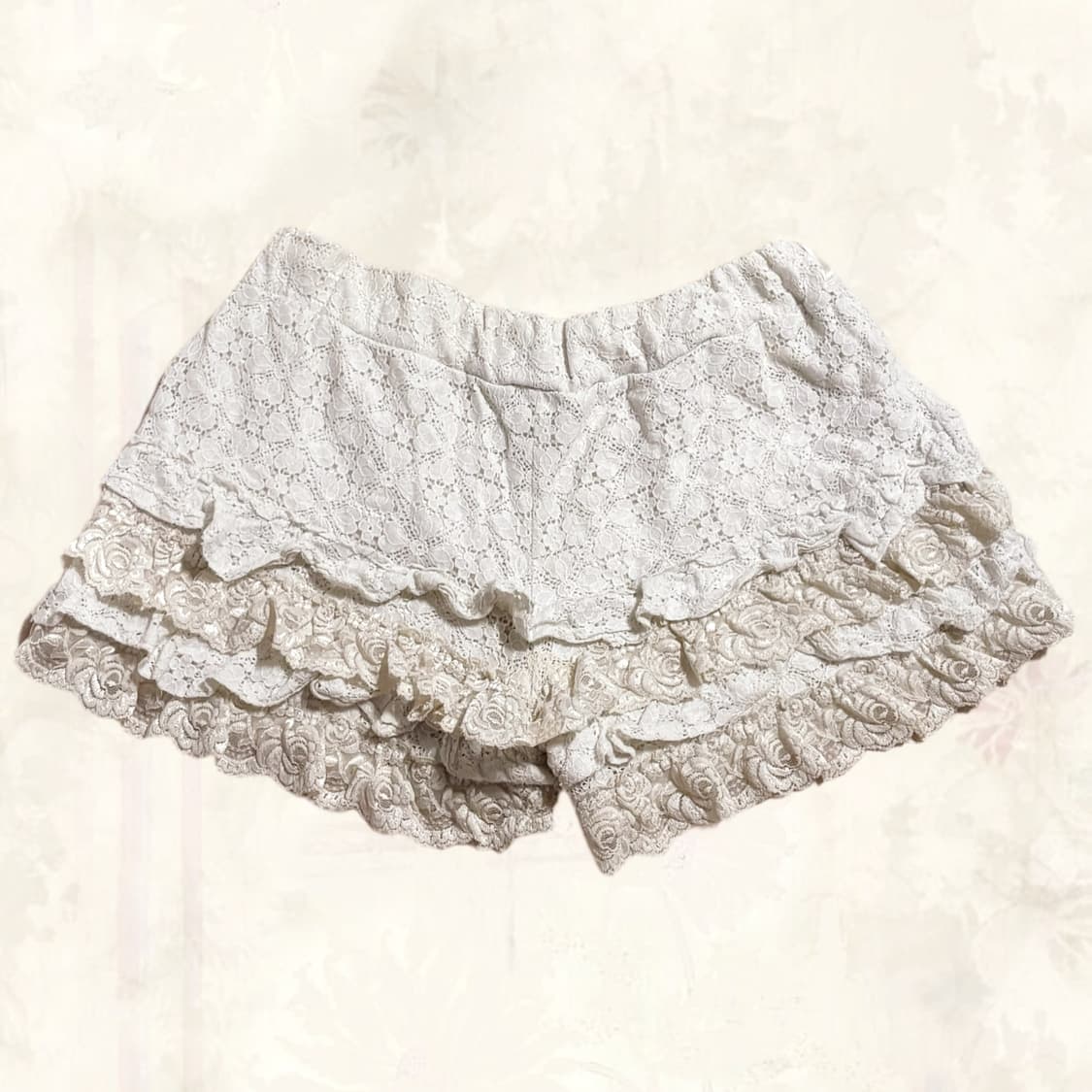 일본 리즈리사깔 히메갸루 무드 레이스 대장 핀터깔 큐롯팬츠  상품이미지2
