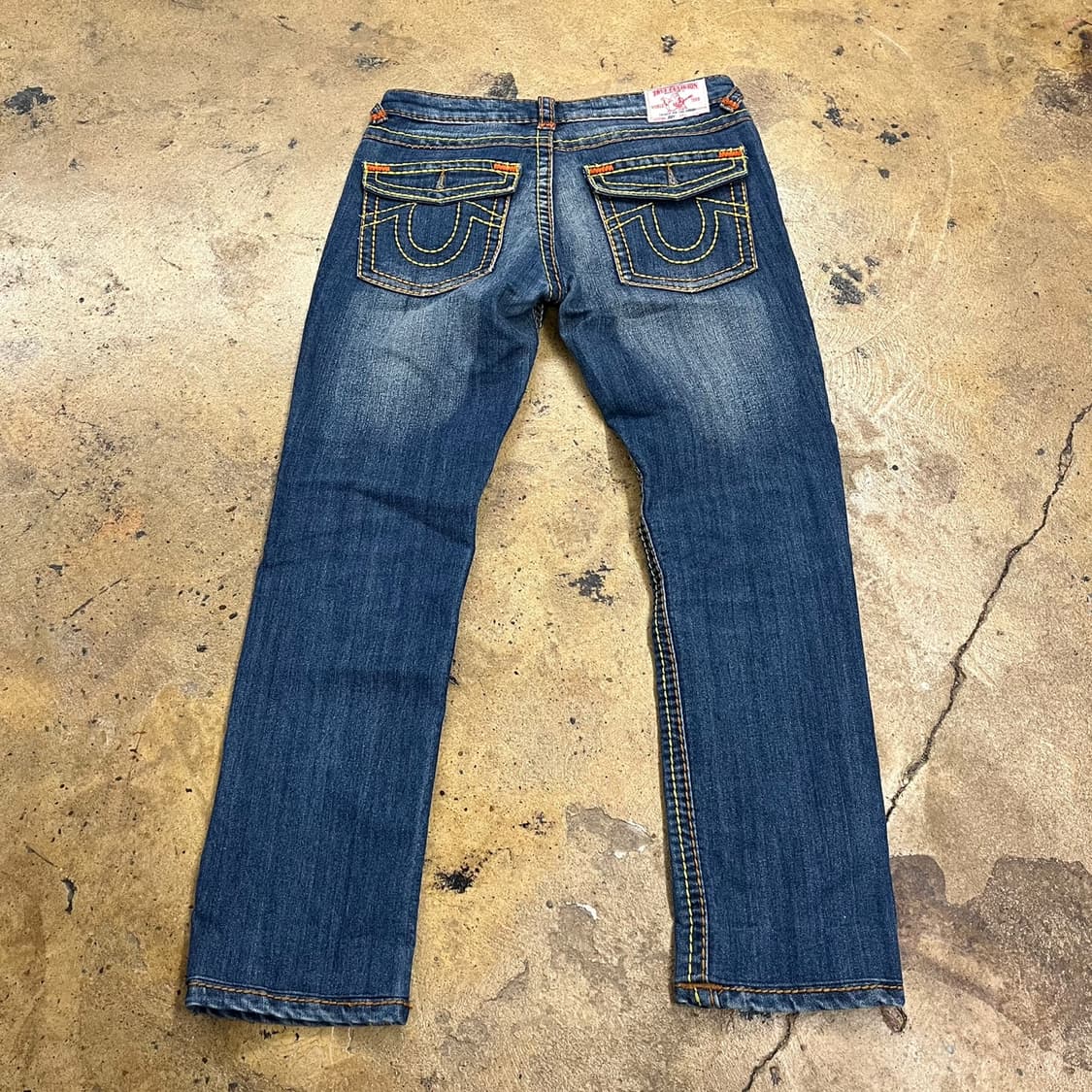 [정품/31] 트루릴리젼 스티치 데님 청바지 b16 상품이미지3