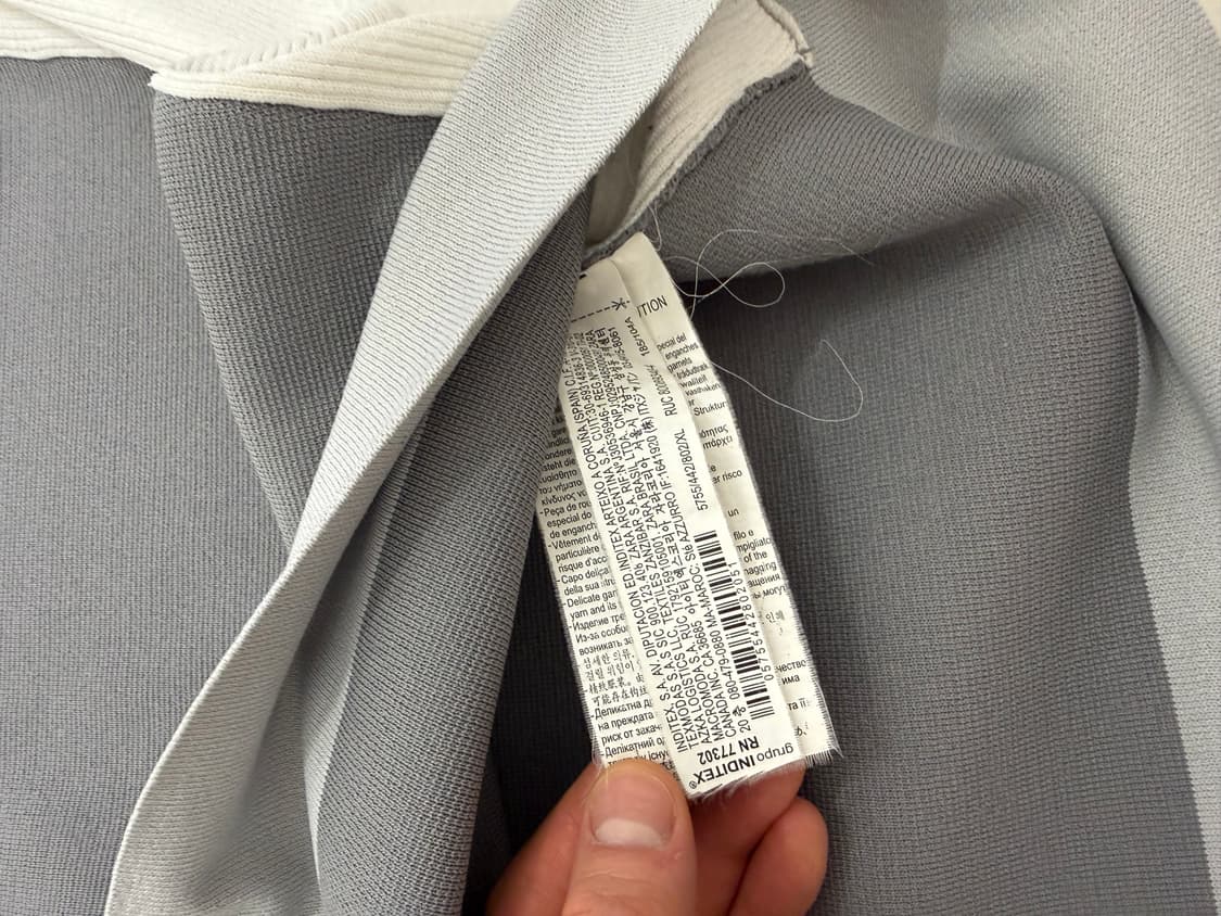 자라 x 루기 ZARA x rhuigi 니트 하프 집업 풀오버 XL 상품이미지6