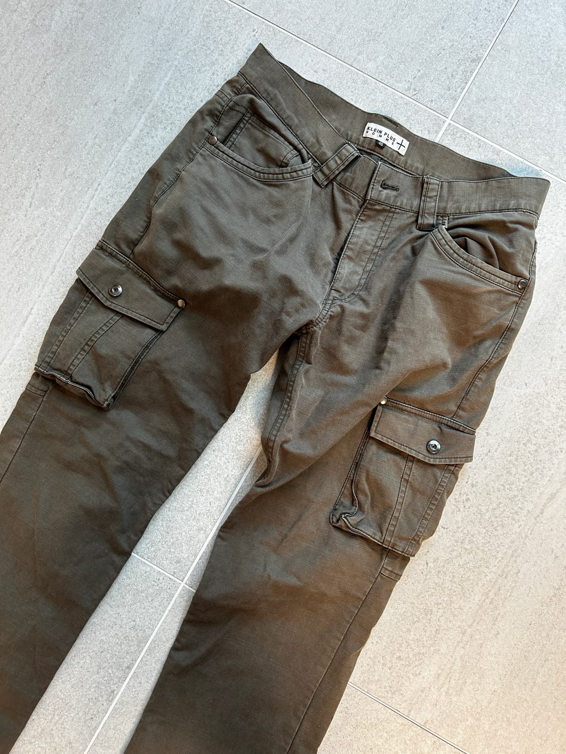 klein plus homme 카키 카고팬츠 상품이미지1