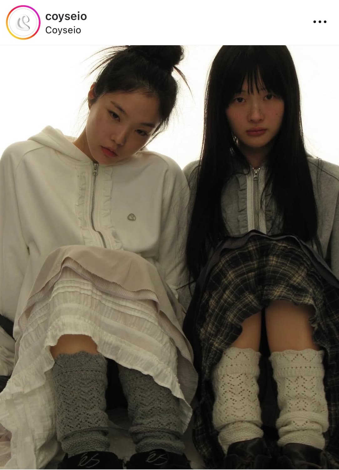 코이세이오 후드집업 Ruffle Lace Hood Zip-Up 상품이미지4