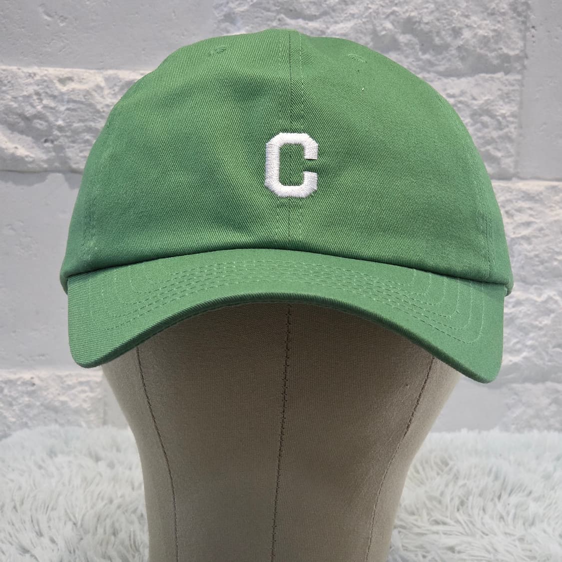 p6-10:커버낫 C 로고 코튼 볼캡 민트그린 56-59cm 상품이미지2