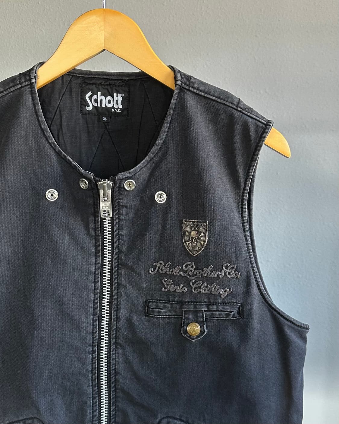 [XL]쇼트 Schott 모터싸이클 워크 베스트 상품이미지3
